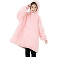 thumbnail image 1 of Comfty Blanket Hoodie Flannel Sherpa Fleece Blanket for Teen Girls Boys, 1 of 7
