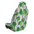 thumbnail image 2 of Fuzoiu Broccoli 2 Print Elastic Car Seat Covers, Seat Cover Protector,Universal Fit Interior Covers for Most Cars,Washable Seat Cover Non Slip for SUV,Sedan,Van, 2 of 5