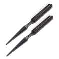 thumbnail image 5 of HONMEET 2Pcs Wig Brush Black with Airbag Cushion for Gentle Detangling, 5 of 7