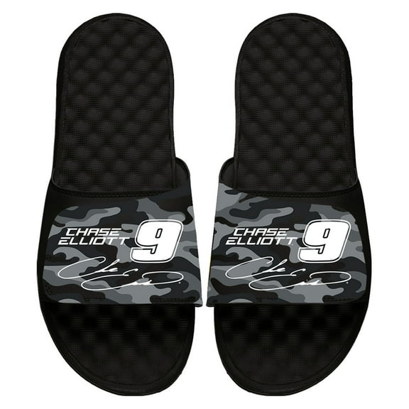 Youth ISlide Chase Elliott NASCAR Camo Slide Sandals