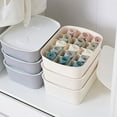 thumbnail image 2 of Drawer Lingerie Tile Storage Organizer Space-Saving Storage Box For Bra Socks Ties And Belts, 2 of 4