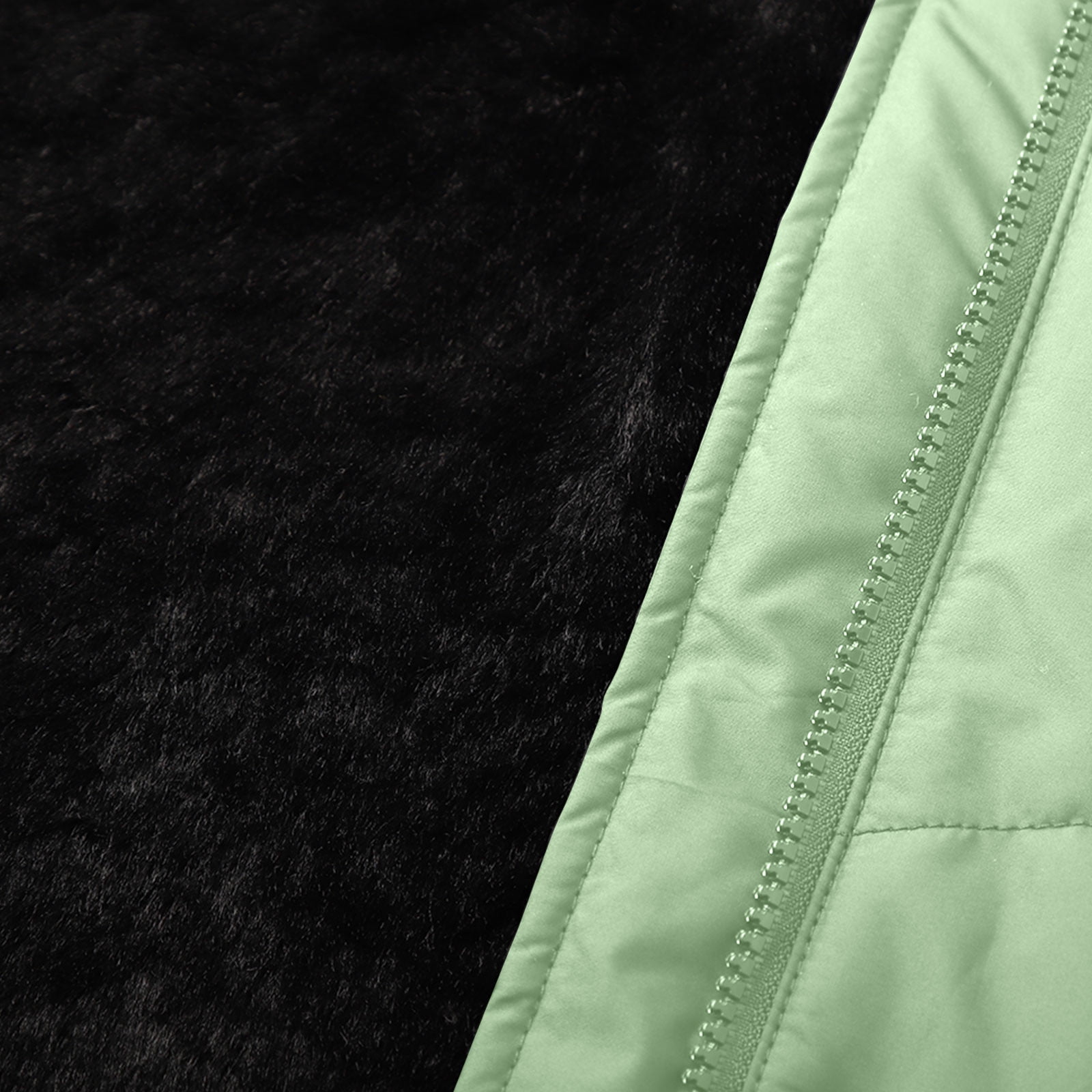 Mifsaly Plus Size Long Quilted Jackets for Women Zip up Waterproof Hooded Padded Coats Fleece Lined Thermal Puffer Jacket Button Down Thicken Warm Winter Outerwear with Pockets 2025 Fashion Parka