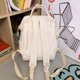 thumbnail image 5 of Bolsa Mochila de mujer Moda Mochilas escolares Múltiples bolsillos Nylon para vacaciones (Blanco) Sywqhk Para Estrenar, 5 of 9