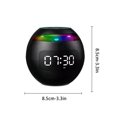 thumbnail image 3 of Jusqu'à 65 % de Réduction Haut-Parleur Bluetooth Sans Fil Volume Élevé Mini Réveil Rechargeable Petit Haut-Parleur Subwoofer Intelligent, 3 of 9