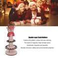 thumbnail image 4 of Wooden Christmas Money Holder, Print Pattern  Double Layer Christmas Money Cash Holder  Finish 9.3cm Base  For Party Type E, 4 of 8