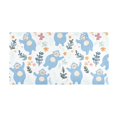 thumbnail image 2 of Haosy Adorable Gorillas Flower Leaf Bathroom Rugs Non Slip Absorbent Soft Plush Quick Dry Bath Mat, 39"x20", 2 of 8