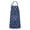 Dark Blue Christmas-1, variant on Blue Christmas Snowman Apron-Garden Aprons for Women with Pockets-Cotton Linen Waterproof Kitchen Cooking Gardening Aprons Adjustable for Kitchen,Cooking,BBQ and Salon 32"x27"