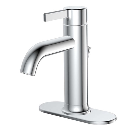 Open Box Ryden Single Hole Single-Handle Bathroom Faucet in Chrome