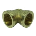 thumbnail image 2 of Codo hembra x hembra tubo adaptador de latón acoplador conector DN20x2N20 Espesar Sharpla Adaptador de latón de codo, 2 of 8