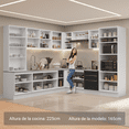 thumbnail image 5 of Cocina Integral Con Armario De Vidrio Madesa Lux 566cm BN 01, 5 of 5