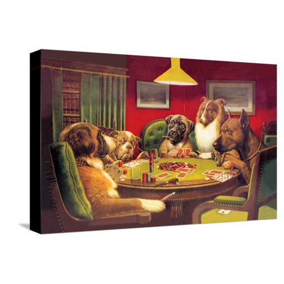 Art.com Bold Bluff Stretched Canvas Print Wall Art by Cassius Marcellus Coolidge, 18" x 12"
