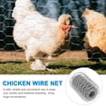 thumbnail image 3 of 1Pc Chicken Wire Fencing Poultry Mesh for Garden and Craft Decor (Silver), 3 of 8