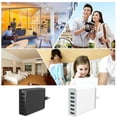 thumbnail image 3 of Matsuzay 1 Juego de cabezales de de recarga USB, herramientas de carga significativas multipropósito para casa, tienda, viajes, oficina, Plog Teléfono y Comunicación Negro  Registro de EE. UU., 3 of 6