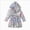 Dark Gray 0626, variant on Kids Boys Girls Coral Fleece Bathrobe,Soft Plush Hooded Robe with Adjustable Belt,Cute Cartoon Print,for Boys Girls Toddlers 2-12T,Warm Loungewear Shower Robe Kids Pajamas,Hot Pink,Size 6-7T