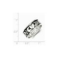 thumbnail image 2 of Gem & Harmony Mens Claddagh Ring in Sterling Silver for Men, 2 of 5