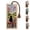 Spring, variant on Cat Bookmark Cross Stitch Fabric 1.6x5.9" - Vintage Tassel Page Markers for Hardcover Novels & Journals, 1/4 Pack