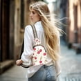 thumbnail image 5 of FORMRS Womens Crossbody Sling Bag Travel Daypack Shoulder Chest Backpack, Red Cherry, 5 of 7