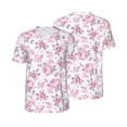 thumbnail image 6 of Rocae Rose Flowers for Breathable Men's Baseball T-Shirt Fashionable Casual Baseball Jersey, Moisture-wicking Sportswear X-Large, 6 of 9