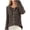 Coffee, variant on Lixiuxyad J Cardigan Women's Casual Slim Fit Cardigan O Neck Long Sleeve Soft Solid Sweater Knitwear