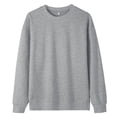 thumbnail image 4 of Abcomgle Boys Sweatshirts 6-7 Solid Long Sleeve Crewneck Kids Pullover Casual Basic Pullover Sweater, 4 of 4