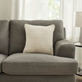thumbnail image 5 of Mainstays Honeycomb Ivory Throw Pillow 18X18 Age Group All, 5 of 6