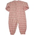 thumbnail image 2 of New Potato Baby Infant Girls Long Sleeve Cotton Coverall 30944-12Months (PINK POODLE), 2 of 3