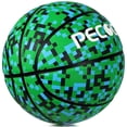 thumbnail image 2 of Baloncesto PECOGO, tamaño 6, 28,5 pulgadas, goma para interiores y exteriores, 2 of 9
