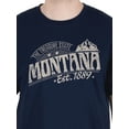 thumbnail image 2 of Unisex Montana State Graphic Tee, Triblend T-Shirt from Home Free, Sizes S-2XL, 2 of 5