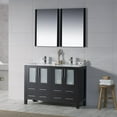 thumbnail image 2 of Blossom 48" Double Sink Vanity | Espresso| Solid Wood | Ceramic Top | Freestanding Bathroom Cabinet, 2 of 8