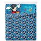 thumbnail image 1 of Jay Franco Juego de sábanas infantiles con sábanas bajeras ajustables y funda de almohada, ropa de cama ultrasuave con funda de almohada para decoración de la habitación, color azul, Mickey Mouse, 4 p, 1 of 1