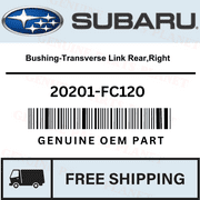 2PC OEM GENUINE SUBARU Forester 2003-2005 Bushing-Transverse Link Rear,Right - 20201-FC120