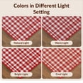 thumbnail image 7 of Design&I 6'x9' Ultra Soft Area Rug, Decorations Plaid Gingham Farmhouse Tartan Snowflake Welcome None Fluffy Washable Non Shedding for Guest Room Bedroom Living Room, 7 of 7