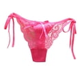 thumbnail image 4 of Women Lace Thong Low Waist Lace Panties Underwear Line Panties for Women Bikini Ruffled Panties Women Undies for Women Workout Panties Underwear Pack Briefs Women Small Womens Underwear High, 4 of 4