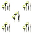thumbnail image 1 of Guardoinrt Écouteurs de Sport Étanches Stéréo pour Téléphone Intelligent Réduction de Bruit Résistants à la Transpiration Casque de Musique Portable Mains Libres Vert 5ensemble, 1 of 6