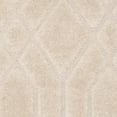 thumbnail image 5 of SAFAVIEH Memphis Watson Geometric Shag Runner Rug, Cream/Taupe, 2' x 8', 5 of 7