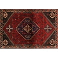 thumbnail image 1 of Ahgly Company Machine Washable Indoor Rectangle Traditional Dark Brown Area Rugs, 3' x 5', 1 of 7