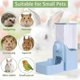 thumbnail image 5 of Comedero y dispensador de agua automático para mascotas de pared, apto para hámsteres, conejos, perros pequeños y gatitos. Dispensador de comida para perros y bebedero para gatos. Comedero de plástico, 5 of 6