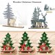 thumbnail image 2 of Adorno navideño de alce de madera para el hogar, adornos navideños de ciervos empalmados, regalo para niños para decoraciones de fiesta navideña en el hogar, 2 of 5