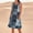Multicolor#1, variant on Jesvior Cotton Linen Dresses for Women Solid Crew Neck Knee Length Sleeveless Floral Tshirt Dress Casual Loose Beach Vacation Clothes