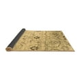 thumbnail image 2 of Ahgly Company Indoor Square Abstract Brown Contemporary Area Rugs, 6' Square, 2 of 4