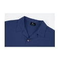 thumbnail image 4 of SPEEDRUN Mens Dress Shirts Regular Fit Short Sleeve Casual Business Shirt Navy M, 4 of 7