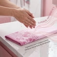thumbnail image 5 of REGALWOVEN 2 Pack Pure Cotton Hand Towels with Rose Jacquard, Soft Absorbent Quick Dry Towel Set for Bathroom, Kitchen, Spa, Gym Pink 29" x 13", 5 of 7