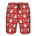 thumbnail image 3 of Vsdgher Merry Christmas Santa Claus A Men's Beach Shorts, Surfing shorts, Swim trunks, Quick Dry Swim Trunks for Surfing Beach Fun -Medium, 3 of 6