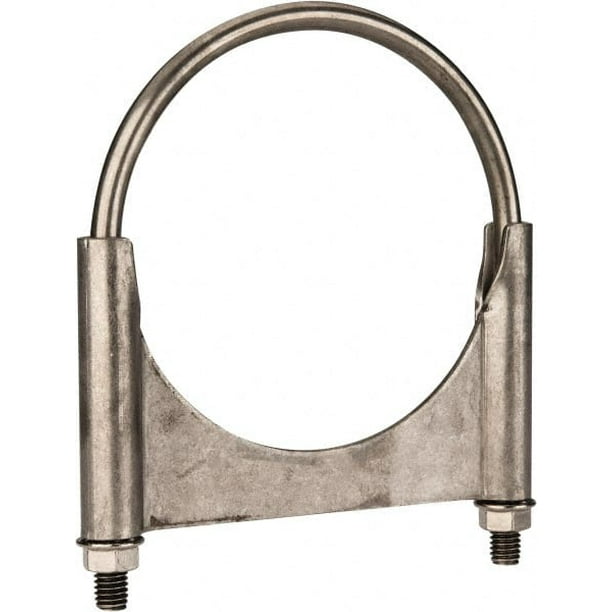 Made in USA 3/816 UNC, Round U Bolt Clamp with Clamping/Guillotine