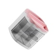 thumbnail image 2 of Kearding Práctico organizador de papelería de escritorio ABS con múltiples capas y cajones Almacenamiento de papelería Sakura Pink Type3 NO3, 2 of 6