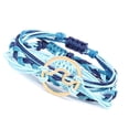thumbnail image 1 of Minnieouse Pulseras de amistad bohemias, trenzada ajustable, de joyería, de cuerda, cuerda de mano, decoración Bohemia para amante Ropa, zapatos y accesorios Miscelánea Cielo azul Minnieouse AP009516-05, 1 of 6