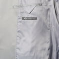 thumbnail image 4 of Caravelli Men's 60538 Slim Fit Two-Piece Notch Lapel Tuxedo Suit Set - Light Grey - 40R, 4 of 4