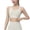 White, variant on iHPH7 Sports Bras for Women Criss-cross Back Padded Strappy High Impact Sports Bras for Women No Underwire Black L