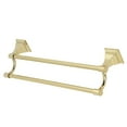 thumbnail image 4 of Kingston Brass BAH612318BB Monarch Dual Towel Bar, Brushed Brass, 4 of 5