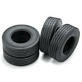 thumbnail image 5 of RCLIONS 4Pcs Rubber Wheel Tires 83*28mm for 1:14 Tamiya Wheel Rim Hubs Tyre RC Crawler Tractor Trailer Cargo Tow Drag Truck Parts, 5 of 11